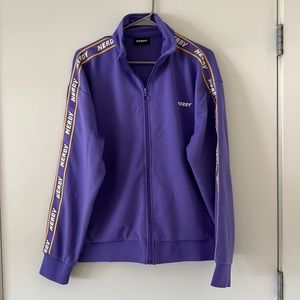 NERDY. Signature Purple sports jackets. Size M.